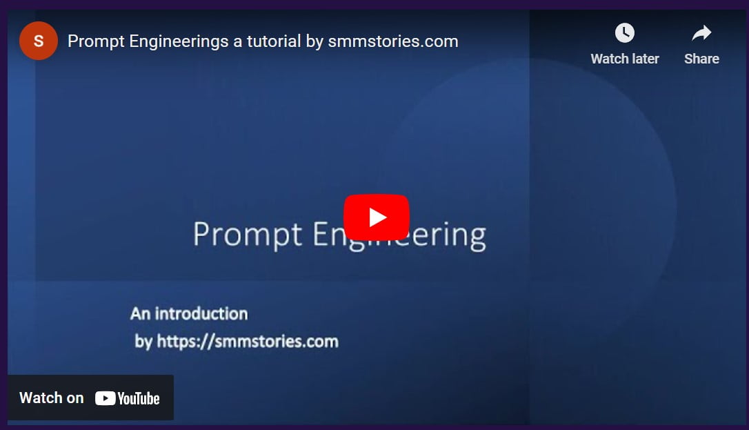 Prompt Engineering